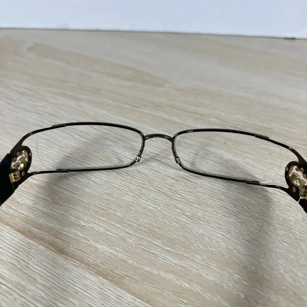 Gucci GG2838 UEX Eyeglasses PARTS ONLY Brown Frames 52-16-125